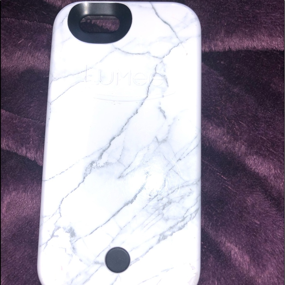 LuMee marble phone case